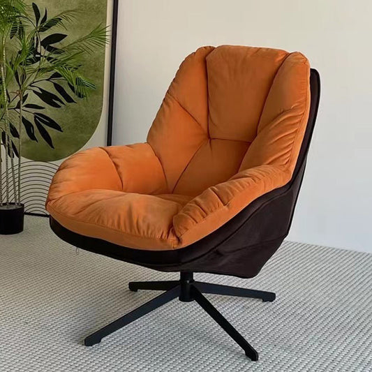 Small unit single sofa chair, simple modern lazy leisure chair, balcony rotating single chair, living room rotating chair sofa