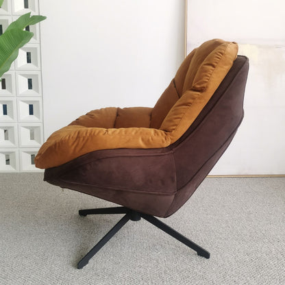 Small unit single sofa chair, simple modern lazy leisure chair, balcony rotating single chair, living room rotating chair sofa