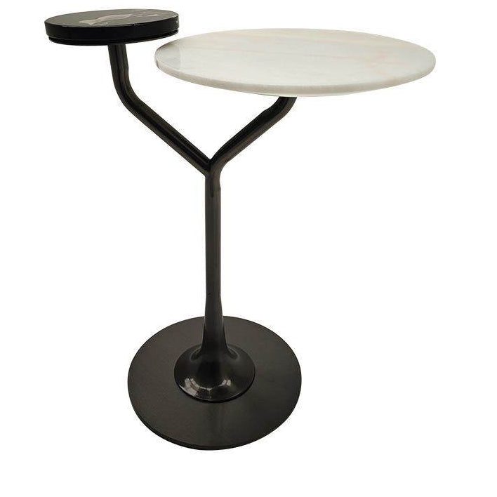 Modern minimalist luxury tea table for home use, balcony table and chair combination, small table and bedside table, internet famous minimalist tea table for home use