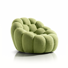 Pumpkin shaped armchair sofa