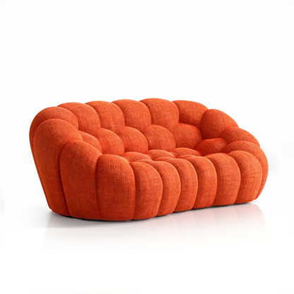Pumpkin shaped armchair sofa