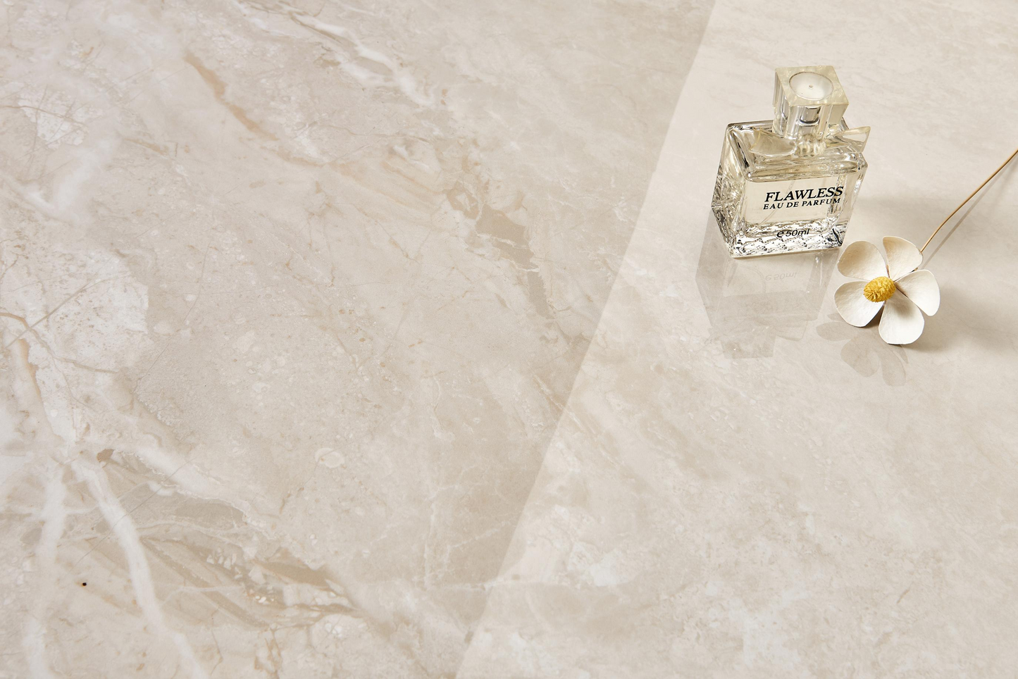 Light luxury texture beige ceramic tiles for villas, homestays, guest restaurants, non slip tiles, matte tiles