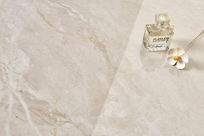 Light luxury texture beige ceramic tiles for villas, homestays, guest restaurants, non slip tiles, matte tiles