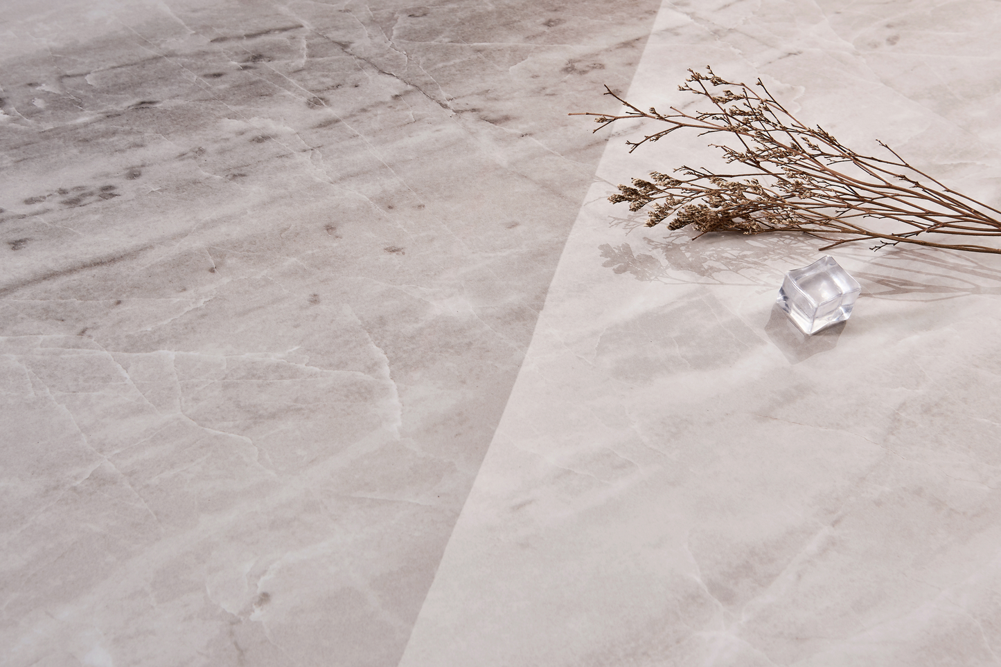 French modern minimalist Greek grey marble tiles, high-end villa living room, balcony, kitchen tiles