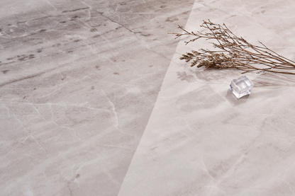 French modern minimalist Greek grey marble tiles, high-end villa living room, balcony, kitchen tiles