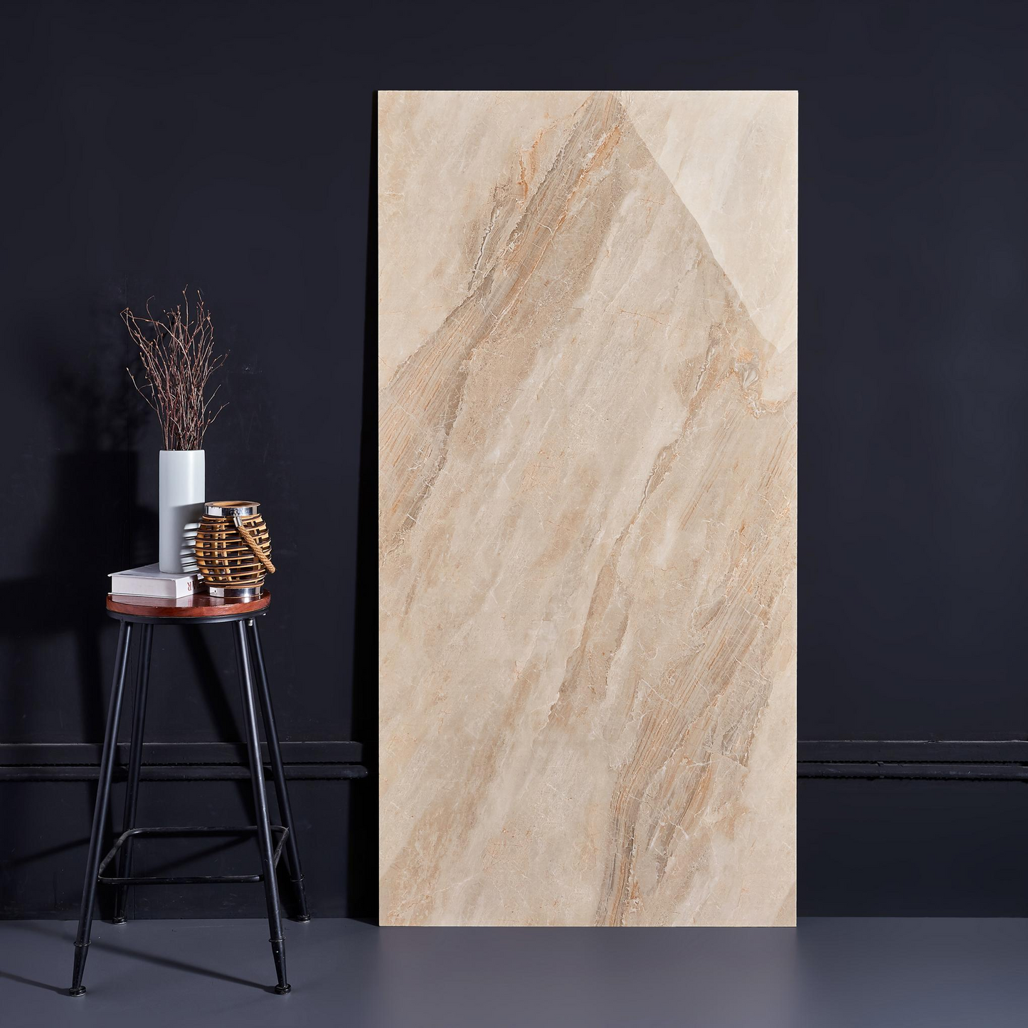 Soft Light Fine Carving and Reproduction Glaze Blue Sea Jia Blue Jian Yi Marble Living Room Tile Anti slip