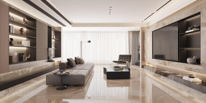 Micro light marble tiles, living room, bedroom, bathroom, coffee shop, wall tiles