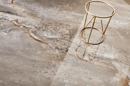Living room floor tiles, villa large flat floor, anti slip and wear-resistant floor tiles, replicated glazed large rock slab