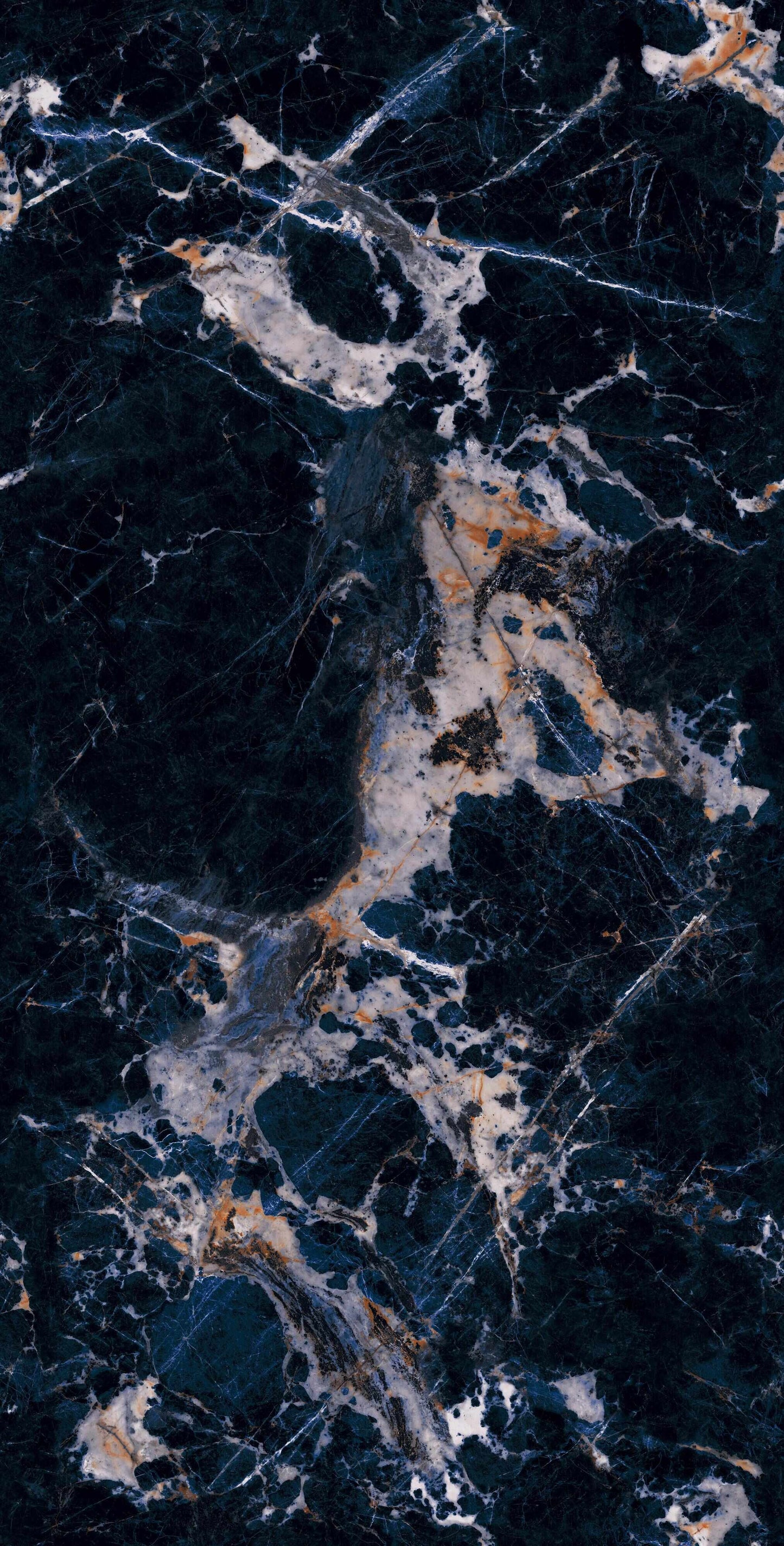 Gemstone blue tiles, marble tiles, living room, villa, deep blue floor tiles