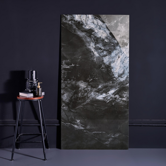 Dark colored marble slabs, ceramic tiles, dining rooms, hotels, villas, luxury stone flooring tiles